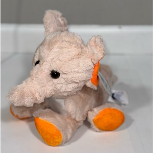 Genuine Calplush Baby Elephant peach/orange NWT - Picture 1 of 4